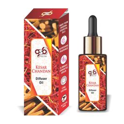 GSB Transparent Kesar Chandan Diffuser Oil - 15 ml-0