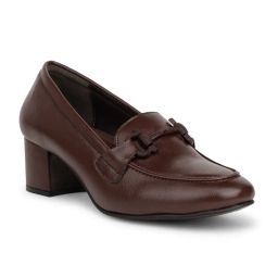 Bata Brown Women's Pump Heels-picture-1