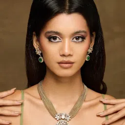 Curio Cottage Radiant Harmony Kundan Set-picture-40
