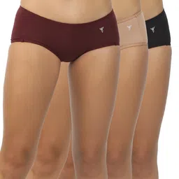 Shyygl Set of 3 Low-Rise Hipster Briefs-picture-16