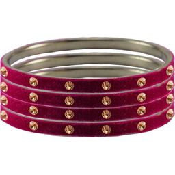 Vidhya Kangan Pink Brass Bangles-image-90