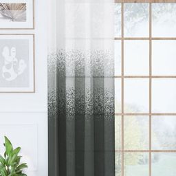 Story@home Aurum White & Black Abstract Sheer Door Curtain-image-59