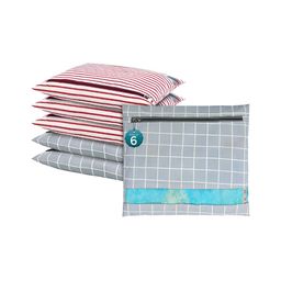 Aura Grey Set of 6 Regular Multi-Utility Organisers-42