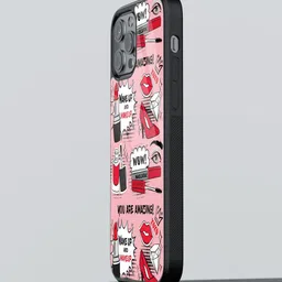 macmerise Typography Printed iPhone 12 Pro Max Back Case Mobile Accessories-45