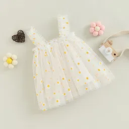 PYOS Floral Print Net Fit & Flare Mini Dress image 2