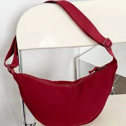 StyleCast x Revolte Printed Hobo Bag with Applique image 1