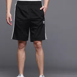 ADIDAS Originals Men Mid Rise Side Striped Firebird Shorts-picture-18