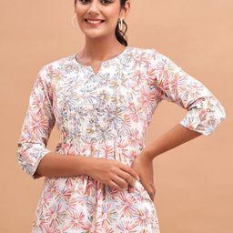 Rangun Floral Print Top-image-27