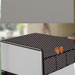 The Furnishing Tree Grey Plastic Refrigerator Cover-image-45