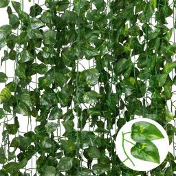 Artificial Hanging Leaves Fake Garland Greenery Hanging Plants for Decoration Bonsai Artificial Plant-image-80