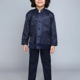 BAESD Boy Self-Design Bandhgala 2-Piece Party Suits-8