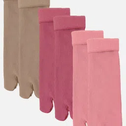 StyFun Women Pack Of 3 Ribbed Calf Length Thermal Warm Winter Socks-image-13