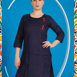 FCK-3 Women Denim Kurti-picture-3