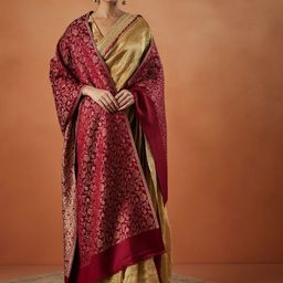 Pashmoda Women Ethnic Motifs Woven Design Shawl-image-18