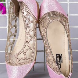 Cute Walk by Babyhug Bellies Glitter Pattern - Pink-image-57