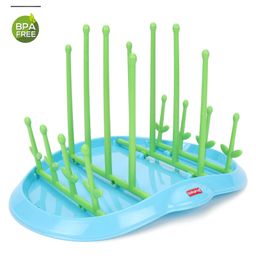 Babyhug Bottle Organizer Cum Drying Rack - Blue-25