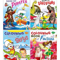 Sawan Colouring Books Pack of 4 - English-27