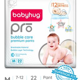 Babyhug Pro Bubble Care Premium Pant Style Diapers Medium (M) Size - 22 Pieces-image-83
