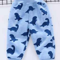Little Kangaroos Full Length Lounge Pant Dino Print - Blue-image-28