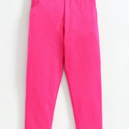 Babyhug Full Length Stain Repellant Leggings - Pink-picture-16