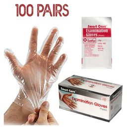 Smart Care Free Size Polythene Medical Gloves - 100 Pairs-10