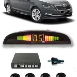 PKNB1754 Black Car Reverse Parking Sensor with LED Display 4 Sensor PKNB1754 Parking Sensor-image-1