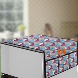 The Furnishing Tree Grey Plastic Refrigerator Cover-image-91
