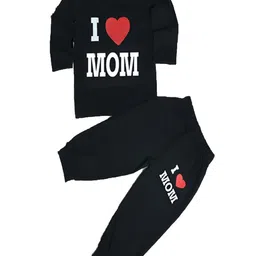 MITANSH Girls Printed Round Neck T-shirt And Joggers-image-103