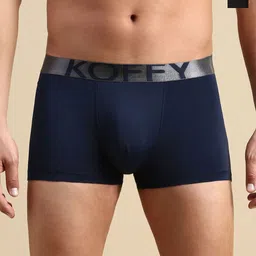 KOFFY Pack of 2 Cotton Trunks KOFFY_KI52_NB_BRN_2PC-image-97