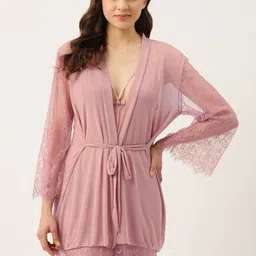 Ms.Lingies Net Baby Doll with High-Low-image-31