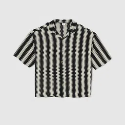 max Boys Horizontal Stripes Opaque Striped Casual Shirt-image-99