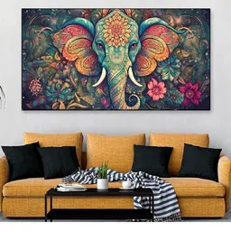 DEKORSTATION Multicoloured 1 Piece Canvas Religious Wall Paintings-33