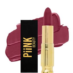 PiiNK Beauty Weightless Creamy Matte Lipstick- Burgundy Plum CM-12-10