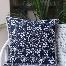 Myntra Elegant Homes Heritage Square Cushion Cover-image-95