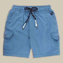 Wish Karo Boys Regular Fit Mid-Rise Cotton Cargo Shorts-picture-28