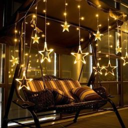 138 LEDs 5.49 m Gold Color Changing, Flickering, Steady Star Rice Lights-image-92