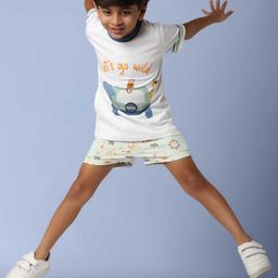 PILOLO Boys Graphic Printed Round Neck Cotton T-shirt-image-88