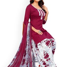 Styleveda Printed Unstitched Dress Material-image-98