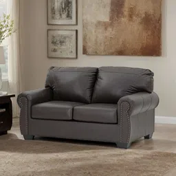 Royaloak Boston American Signature Brown Leather 2 Seater Inflatable Sofa & Bed-image-74