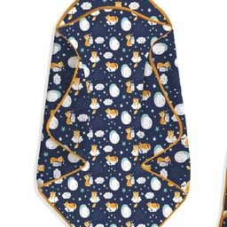 Adhigams Kids Navy Blue 210 GSM Single Bed Blanket-image-3
