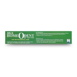 SBL Set Of 3 Homeodent Gel Tooth Paste - 100 g Each - Saunf Flavor image 4