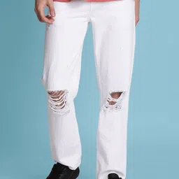 The Roadster Lifestyle Co Knee Slash Relax Fit Jeans-image-58