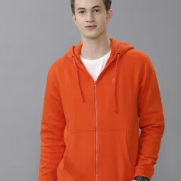 Voi Jeans Men Hooded Cotton Sweatshirt-image-4