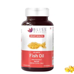 Bliss Welness Omega 3 Fish Oil Gold For Immunity - 60 Softgel Capsules-18