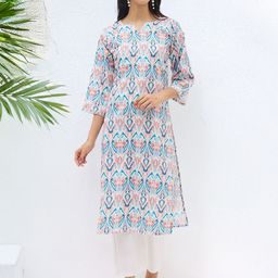 Anouk Rustic Women Ethnic Motifs Printed Daily Straight Kurta-picture-15