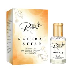 THE RUPAWAT Perfumery House Ambery 100% Natural & Pure Alcohol Free Attar - 12 ml-image-49