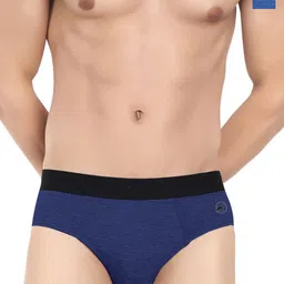 LOGGERHEAD Pack Of 2 Cotton Mid-Rise Basic Briefs LHFB004-Blue-Navy-10