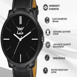 Hala Men Printed Round Tang Regular Analogue Watch-1045 image 3
