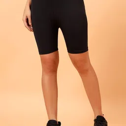TrybeX Women Skinny Fit High-Rise Dri-Fit Cycling Sports Shorts-picture-18