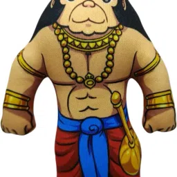 Hanuman Doll 8 inch Soft Toy, Plush Washable Cuddly Toy for Kids, Home Decor- 20 cm-image-22
